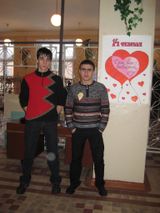 По всему колледжу были расклеены плакаты с&nbsp;поздравлениями с&nbsp;этим замечательным праздником