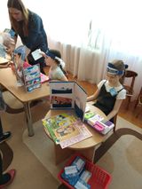 старшая гр № 13 "Звёздочки" игра "Почта"