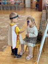 1 мл. группа "Чебурашка" игра "Больница"