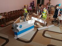 старшая группа № 14 "Котята" игра "Морское путешествие"