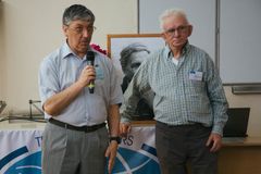 Михаил Рубин и Павел (Песах) Амнуэль