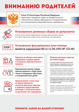 Памятка для родителей