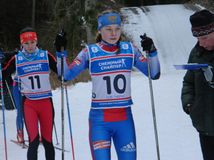 Зенова Анастасия на старте гонки Первенства России