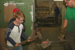 Мастер-класс в кузнице