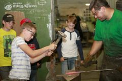 Мастер-класс в кузнице