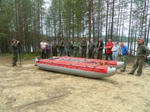 Старт на берегу оз. Тикшезерка