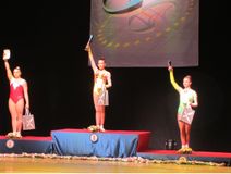 Анна Николаевская на 3 месте - Призёр турнира.