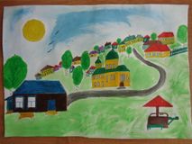 3 место - Агеева Дарья, Уголок России, изобразительное искусство,Силинская ОШ, Муратова Мария Сергеевна, 9 лет