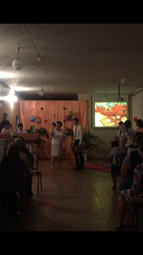 Вручение медали за особые успехи в обучении