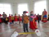Открытие детского игрового комплекса. Инсценировка песни "Пошла млада за водой".