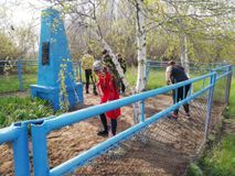 Уборка воинского захоронения х.Антоновка