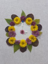 Парфенов Арсений, 8 класс Композиция "Цветочные часы"