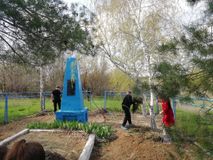 Уборка воинского захоронения х.Антоновка
