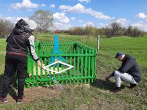 Уборка воинского захоронения х. Ивановский