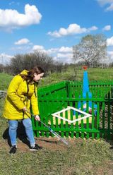 Уборка воинского захоронения х. Ивановский