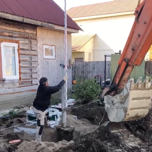 Демонтаж старого затопленного септика и установка современных очистных сооружений ГОРИЗОНТ в Петрозаводске