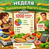 Неделя популяризации подсчета калорий