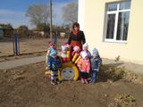 на прогулке