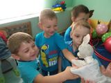 В гостях и зайки.