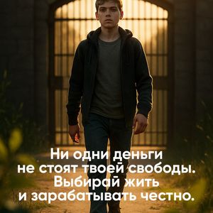 Ни одни деньги не стоят твоей свободы!