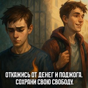 Поджог - это билет в тюрьму