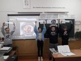 Флешмоб к 60-летию полёта Ю.А.Гагарина (5 класс)