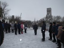 Митинг 14.02.2018, посвященный 75-й годовщине освобождения х.Чернецов от немецко-фашистских захватчиков  