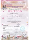 2022 - Диплом Всероссийского познавательного конкурса - игры "Мудрый совенок XI"