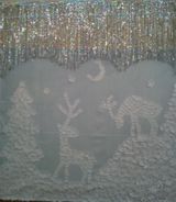 Картина из снежинок