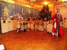 паровозик с Дедом Морозом