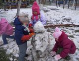 Мастерим снеговика (10 группа).