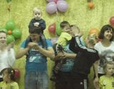Совместное спортивное развлечение детей и родителей (6 группа)