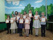 Победители внутришкольной олимпиады "До,ми,соль-ка"