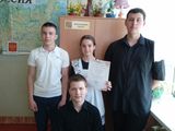 участники спектакля " Толстый и Тонкий" Маркин Дмитрий -11 класс; Диденко Владислав-7 класс; Агеева Полина- 5 класс; Шибаев Илья -6 класс.