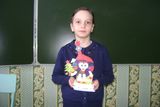Храпова Ирина со своей работой