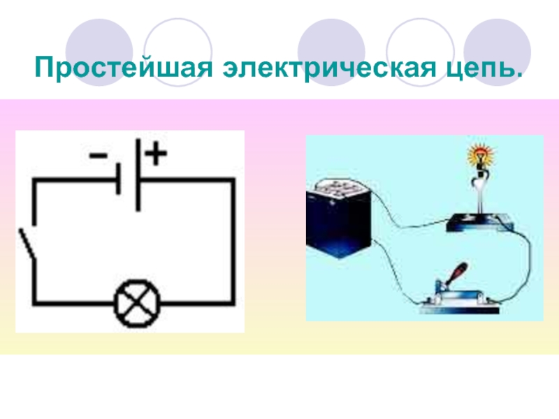 Простейшая электрическая цепь