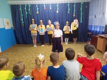 Показ сказки по правилам дорожного движения "Муха-Цокотуха" в МБДОУ детский сад